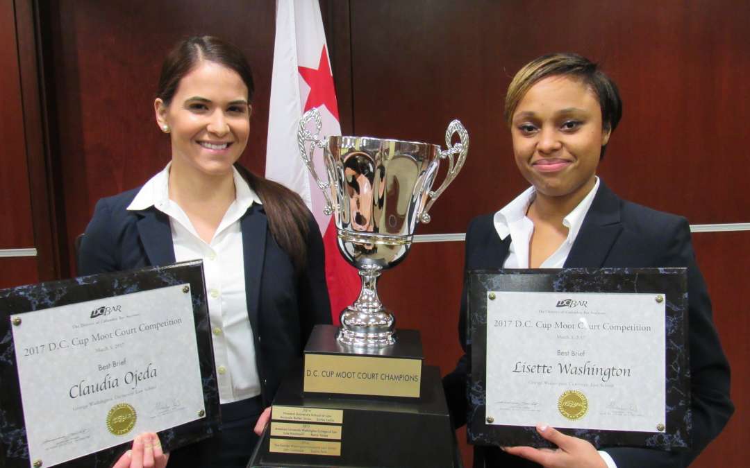 GW Wins 2017 D.C. Cup Moot Court Competition