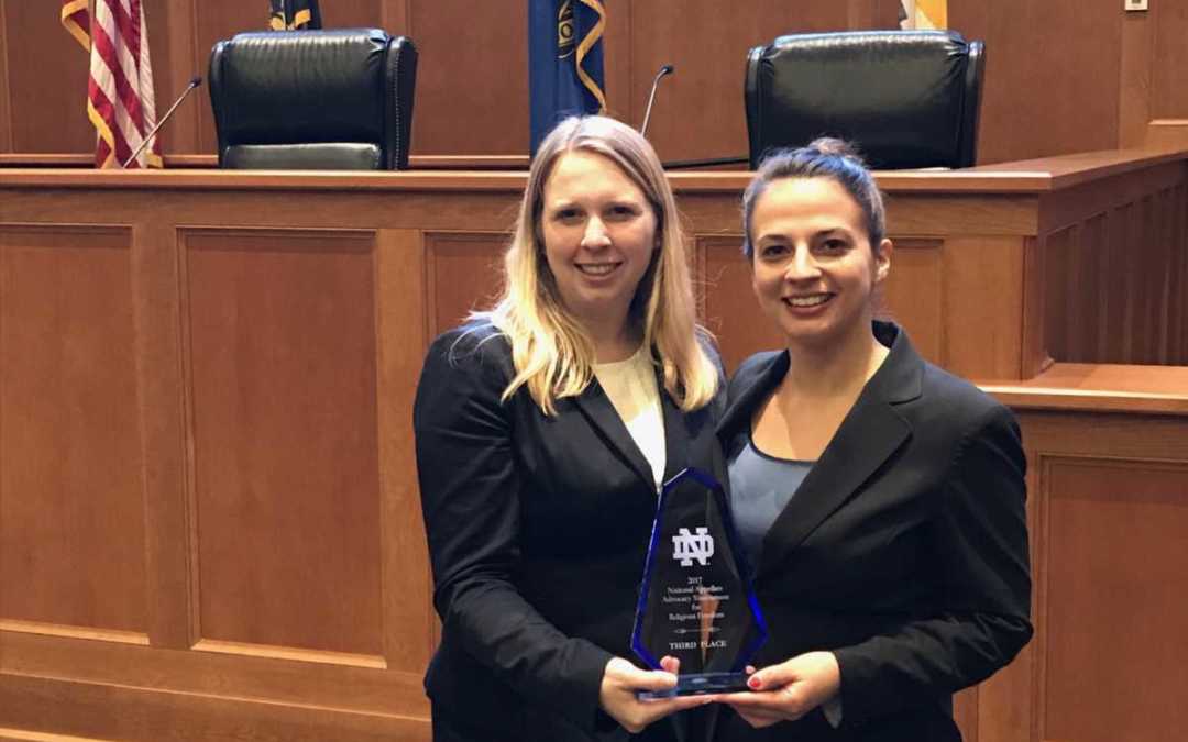 GW Finishes Third in Notre Dame Religious Freedom Moot Court